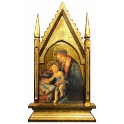 Cuadro de la virgen de Botticelli