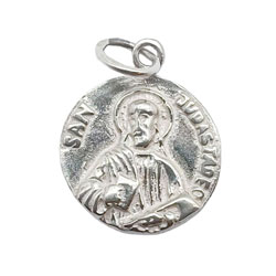 Medalla de San Judas Tadeo, Plata de ley, 18 ...