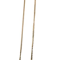 Cadena Barbada de Oro - 45 cm - Oro 18 kt.