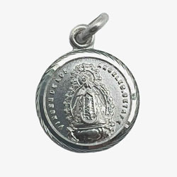 Medalla de la Virgen de los ngeles, Plata de...