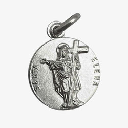 Medalla de Santa Elena, Plata de ley, Medidas...
