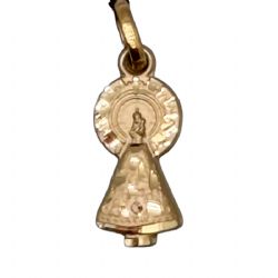 MEDALLA PILAR 18K RELIEVE