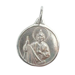 Medalla de San Judas Tadeo, Plata de ley, Dime...