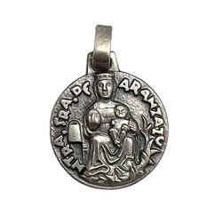 Medalla de la Virgen de Aranzazu, Plata de le...