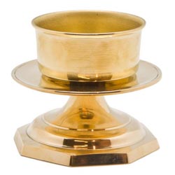 Candelero de altar en latn lacado para mesa ...