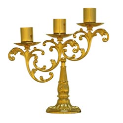 Candeleros a 3 velas