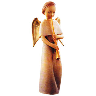 Angel moderno con flauta