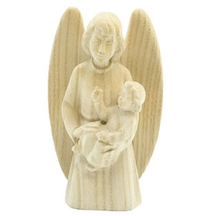 Angel custodio con nio