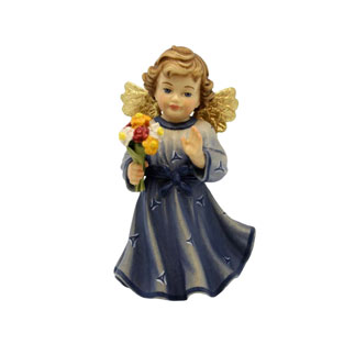 Angel con flores