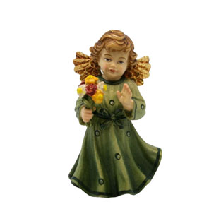 Angel con flores