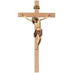Cuerpo de cristo con cruz recta