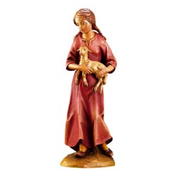 Pastora con cordero