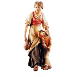 Pastora con nio y jarra