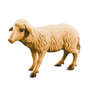 Oveja en piedra