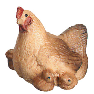 Gallina con pollos