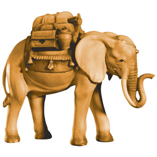 Elefante con silla