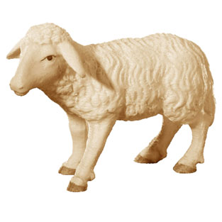 Oveja en piedra