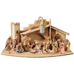 Nacimiento completo 20 piezas con campana