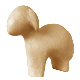 Oveja en piedra