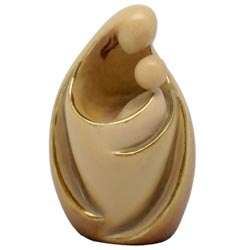 Virgen con Nio - Imagen en talla de madera -...
