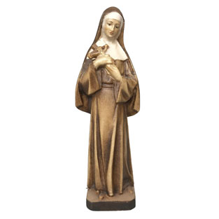Imagen de Santa Rita en talla de madera de Va...