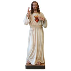 Sagrado Corazn de Jess - Talla en madera - Ar...