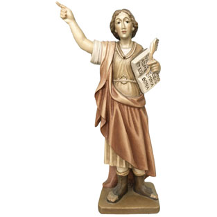 Imagen de San Pancracio en talla de madera - ...