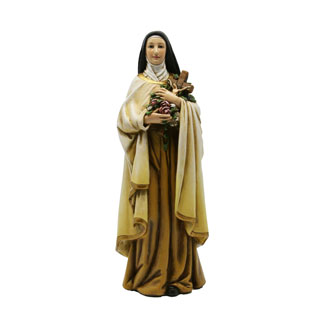 Imagen de Santa Teresa de Lisieux en resina d...