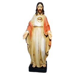 Sagrado Corazn de Jess - Talla en madera - ...