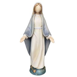 Virgen Milagrosa - Imagen en talla de madera ...