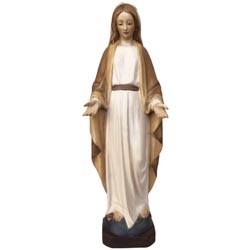 Virgen Mara Inmaculada - Imagen tallada en m...