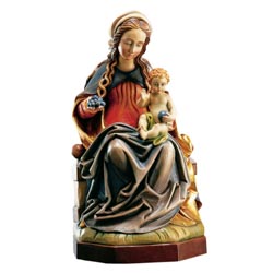 Virgen del Lume - Imagen tallada en madera - ...