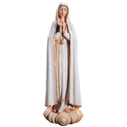 Virgen de Ftima - Figura tallada en madera -...
