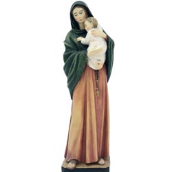 Virgen Feruzzi - Figura tallada en madera - M...