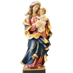 Virgen del Corazn - Figura tallada en madera...