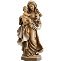 Virgen de la Riverenza - Imagen tallada en ma...