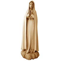 Virgen de Ftima - Imagen tallada en madera -...