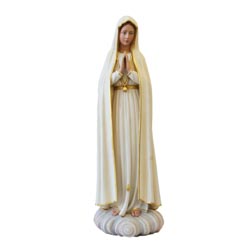 Virgen de Ftima - Figura tallada en madera -...