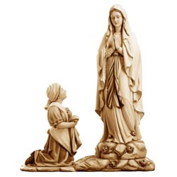 Virgen de Lourdes con Bernardita - Grupo escu...