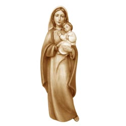 Madre con Nio - Imagen en talla de madera - ...