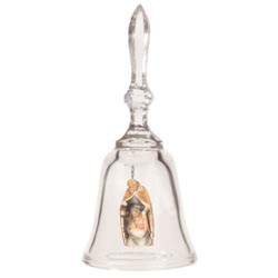 Campana en cristal con sagrada familia art. 1...