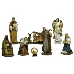 Set Nacimiento 9 piezas - Resina de polister...