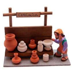 Puesto cermica figura