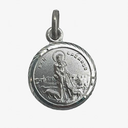 Medalla de San Lzaro, Plata de ley, Tamao a...