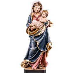 Virgen de las Uvas. Val Gardena. Talla de mad...