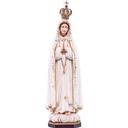 Virgen de Ftima con corona - Imagen en talla...