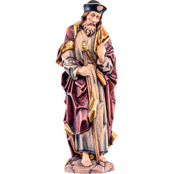 Imagen de San Jacobo en talla de madera - Esc...