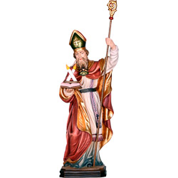 Imagen de San Blas en talla de madera - Esculto...
