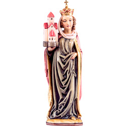 Imagen de Santa Ins en talla de madera - Esc...