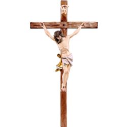 Cristo de los Alpes blanco con cruz recta